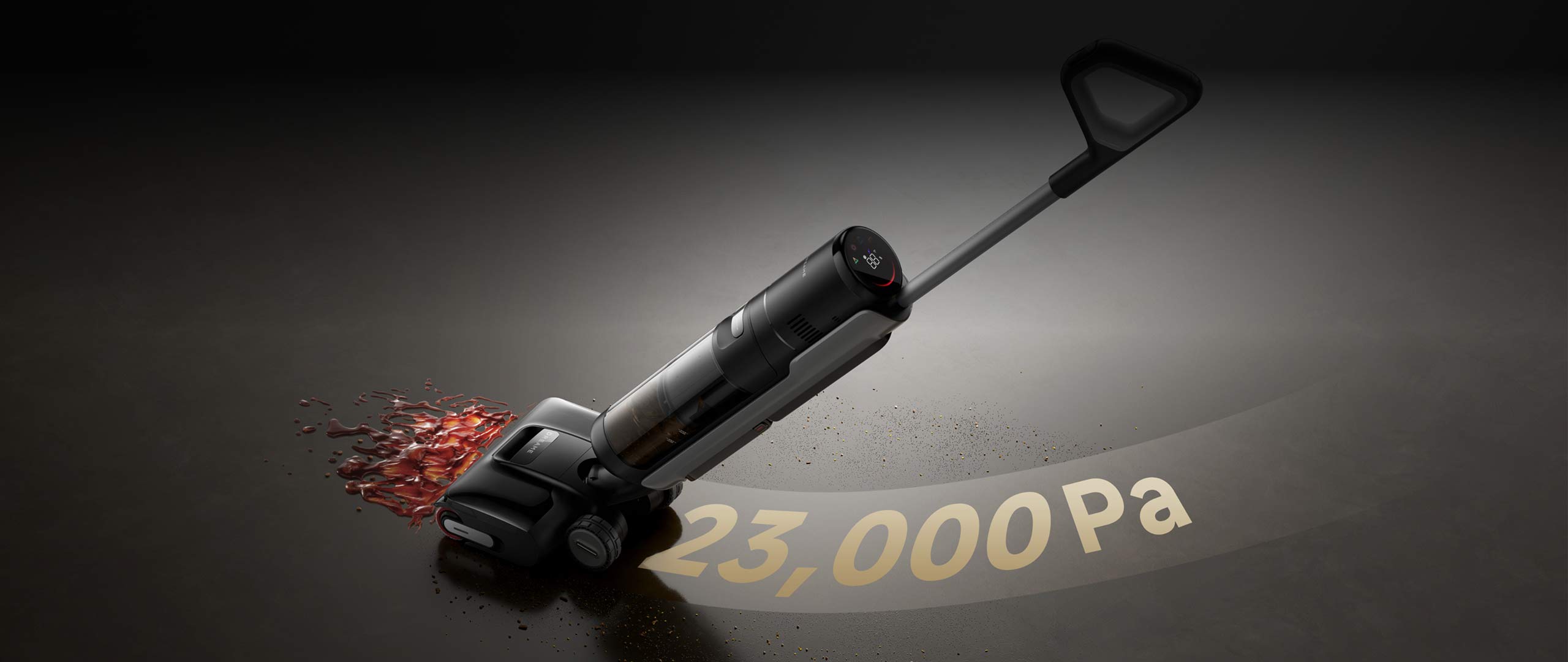 23,000Pa Suction Delivers Smooth Wet & Dry Cleaning