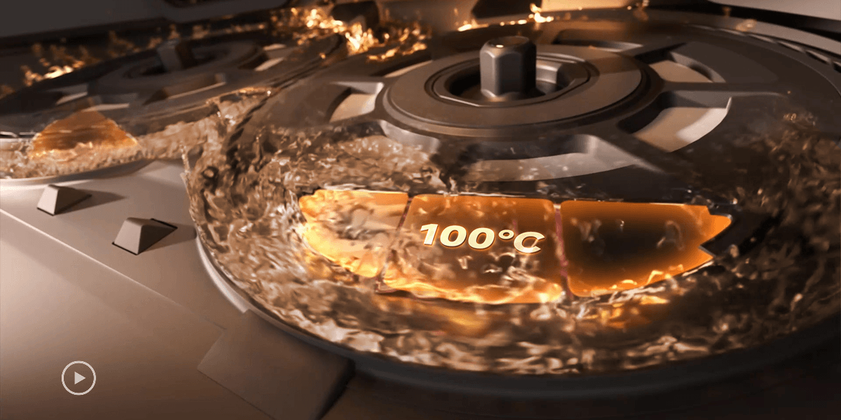 100°C Wash, Grease Vanishes