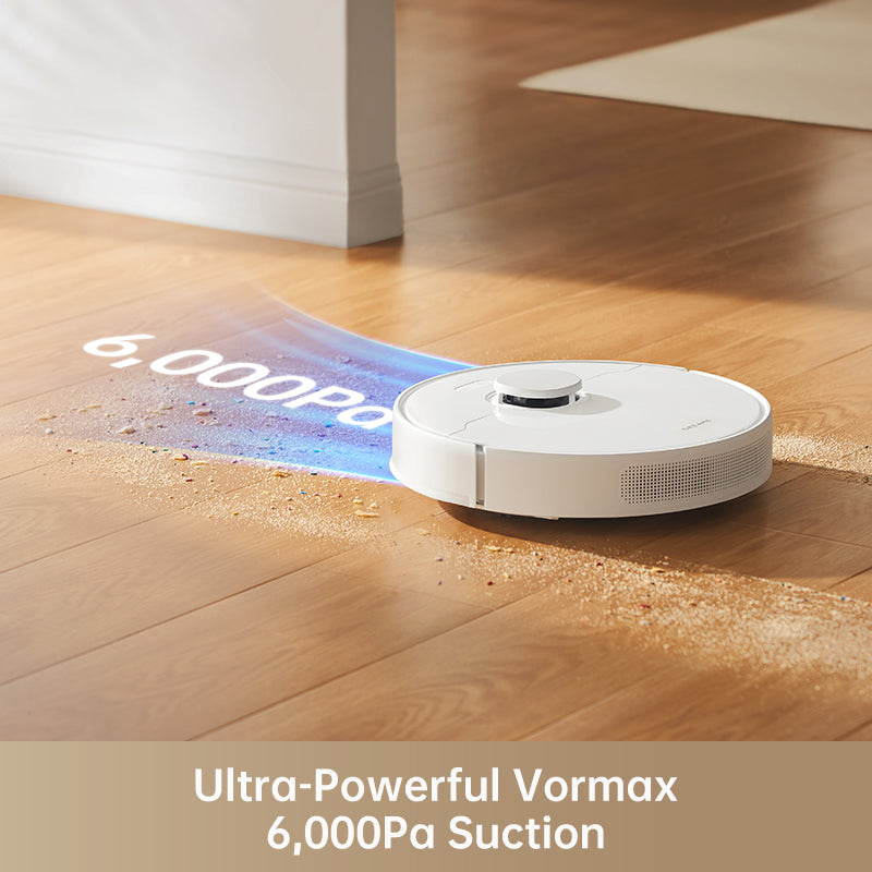 Dreame D10 Plus Gen 2 Robot Vacuum with automatic dust collection system.