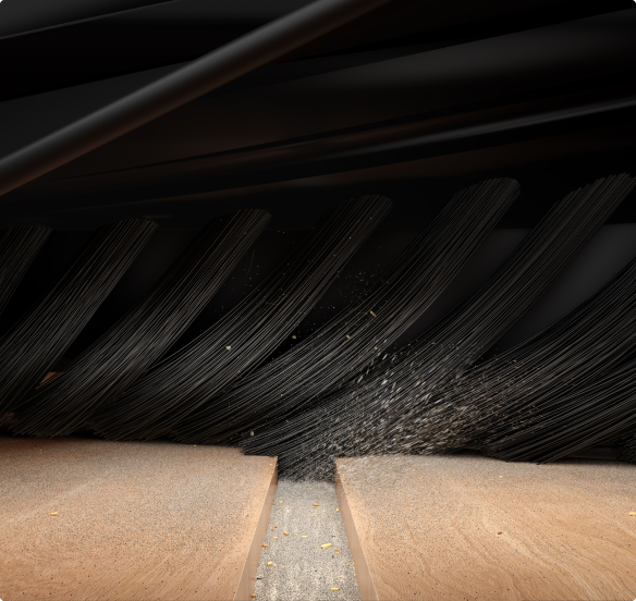 Bristled Rubber Brush