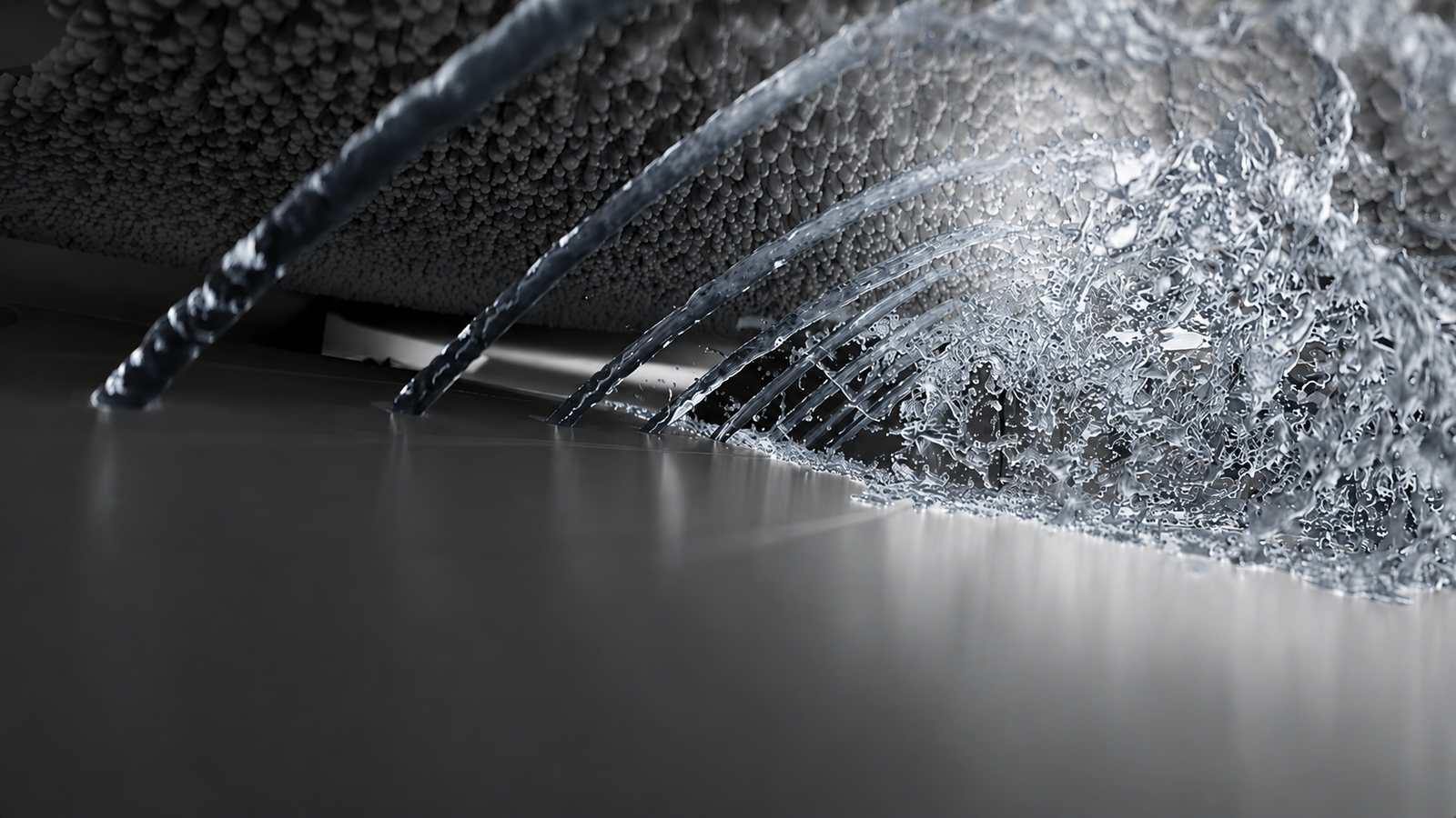 Hands-Free Washboard Self-Cleaning